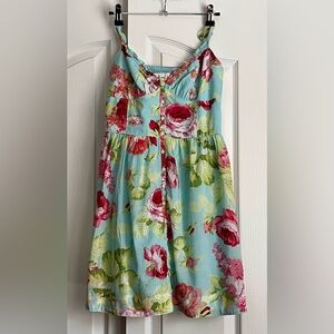 ABERCROMBIE & FITCH SUNDRESS, GIRLS, FLORAL, size medium